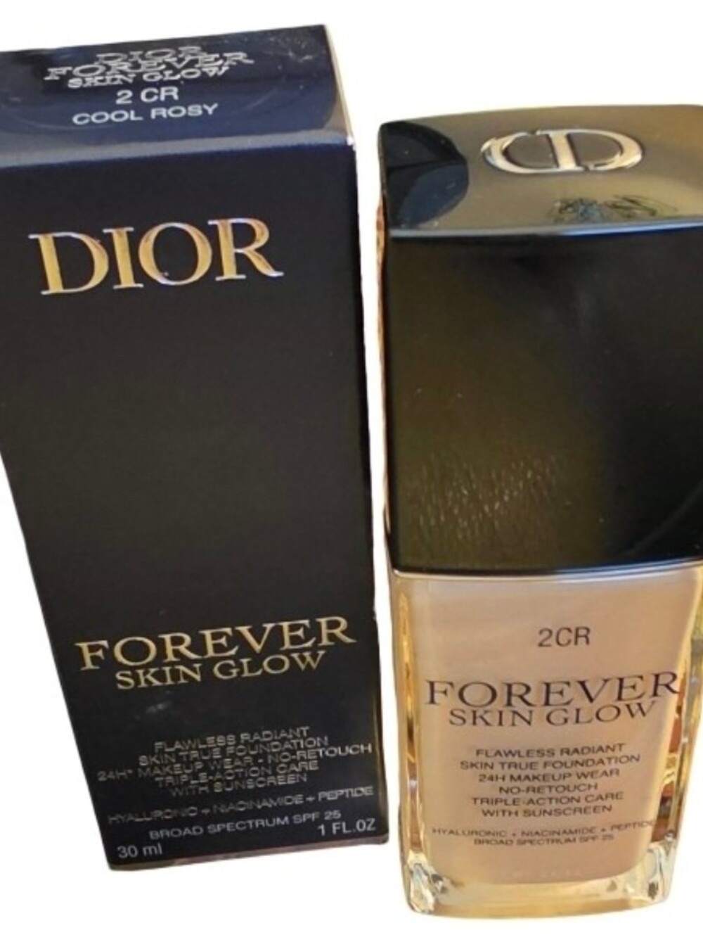 Dior Forever Skin Glow Foundation - 24h Wear - 2CR Cool Rosy New